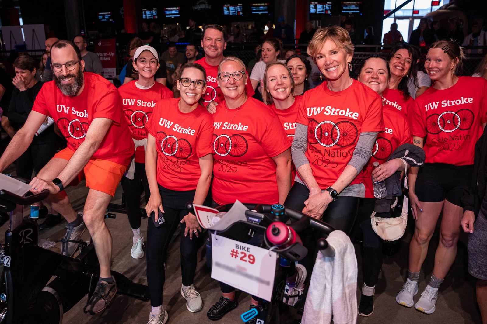 UW Stroke Team wearing matching shirts