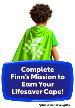 Complete Finn's Mission to earn your Lifesavers cape!