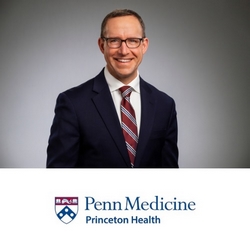 James Demetriades picture with PennMedicine Princeton Health logo under picture