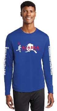 man wearing Racer Mesh Long Sleeve