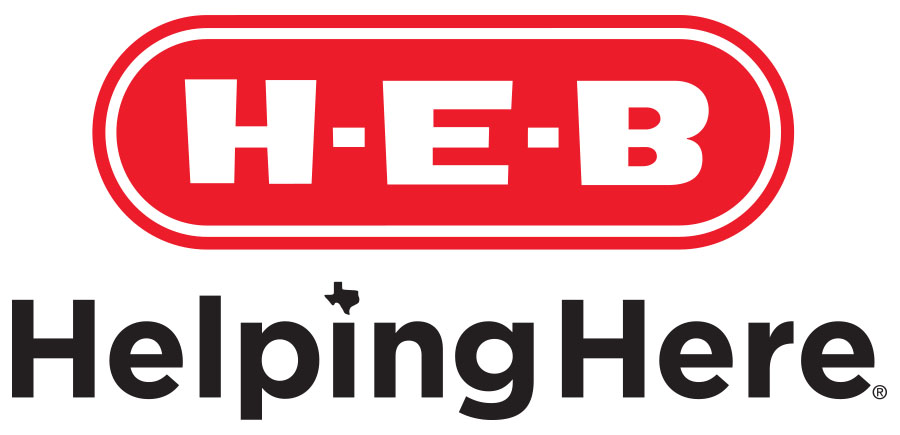 H-E-B Helping Here logo