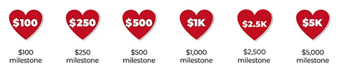 Heart Walk App Badges 1