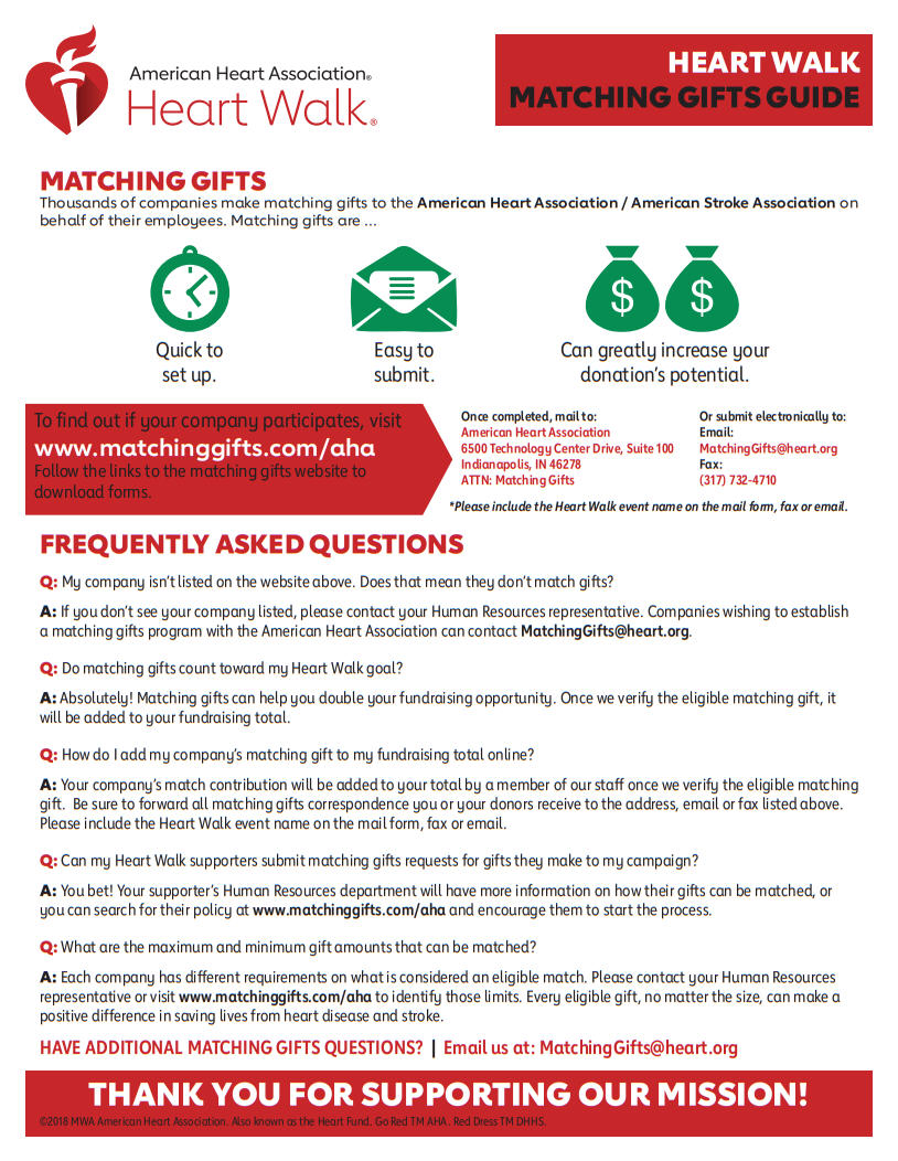 2019 Metro Chicago Heart Walk Tools & Resources Heart Walk