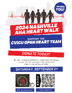 CVICU Open Heart Team fundraising page