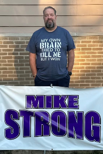 Mike's fundraising page