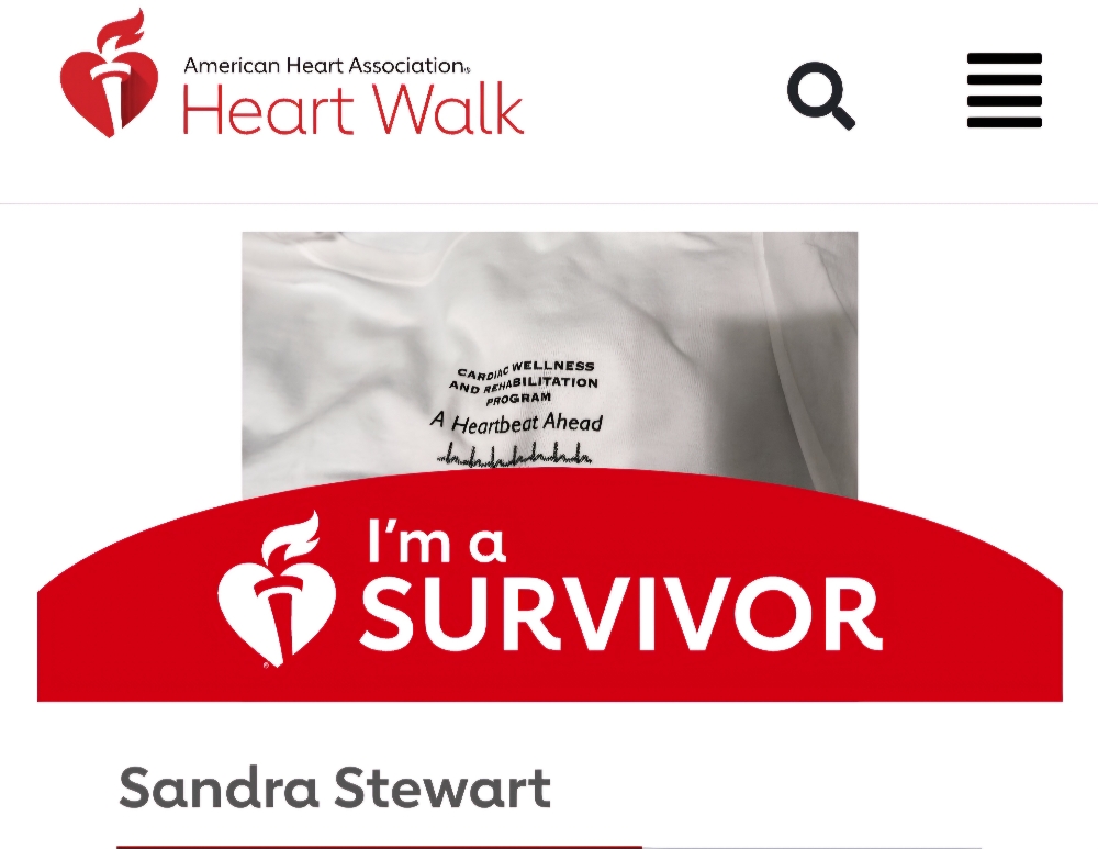 Sandra's fundraising page