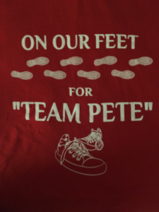 Team Pete fundraising page