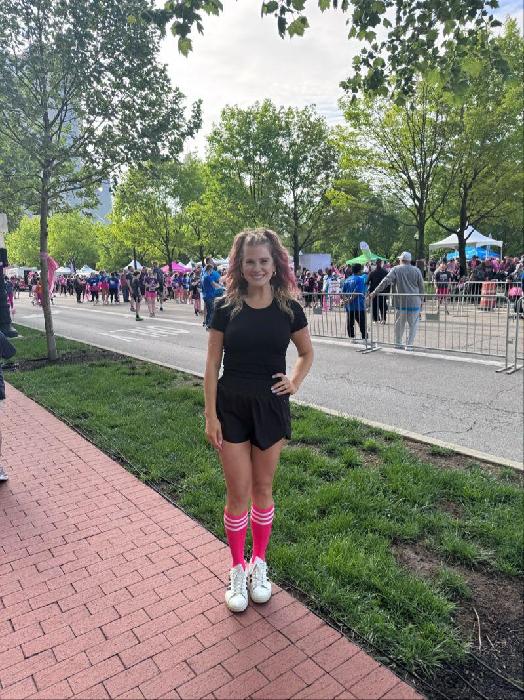 Christen's fundraising page