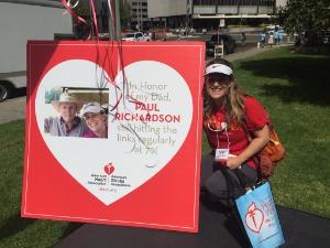 Ashley's fundraising page