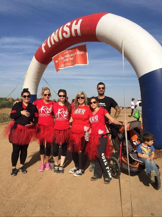 Angela's fundraising page