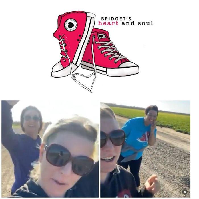 Bridget's fundraising page