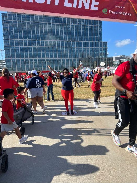 Candy's fundraising page