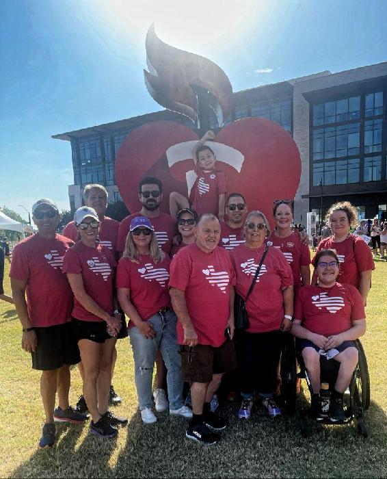 Melanie's fundraising page