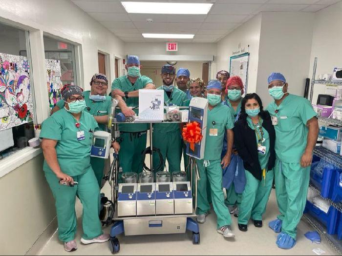 Monica's fundraising page