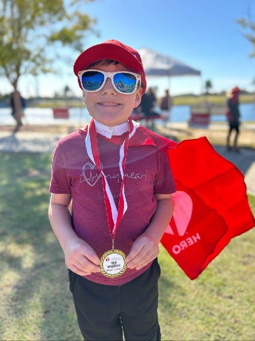 Carson's fundraising page