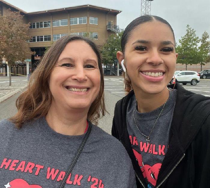 Angela's fundraising page