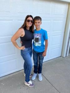 Larissa's fundraising page