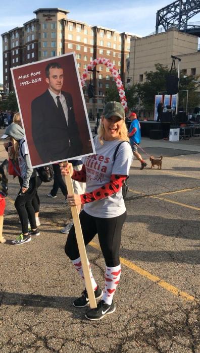 Mike's Militia fundraising page