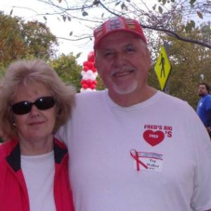 Fred's fundraising page