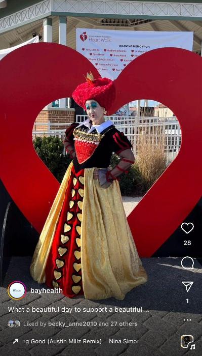 Kim's fundraising page