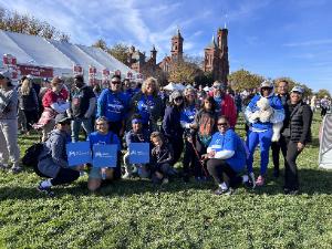 April's fundraising page