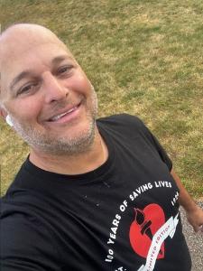 Aaron's fundraising page