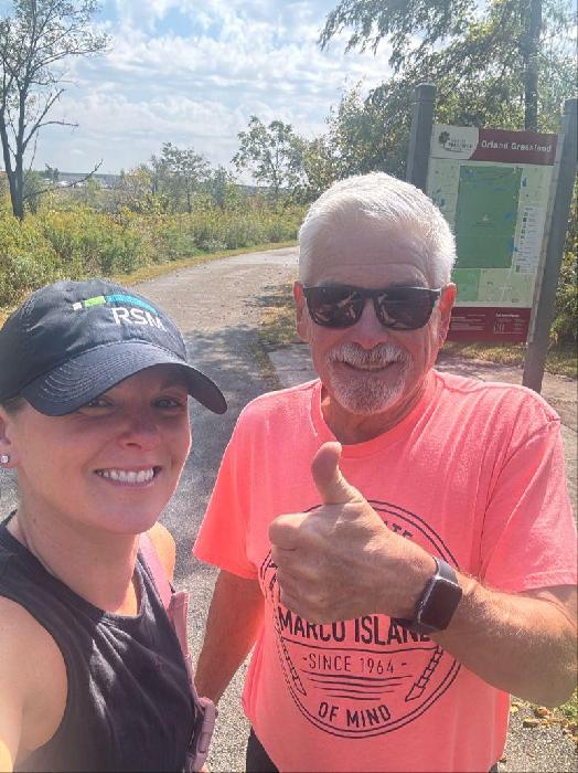 Kim's fundraising page