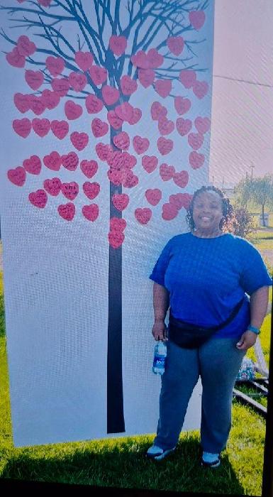 Tomeka's fundraising page