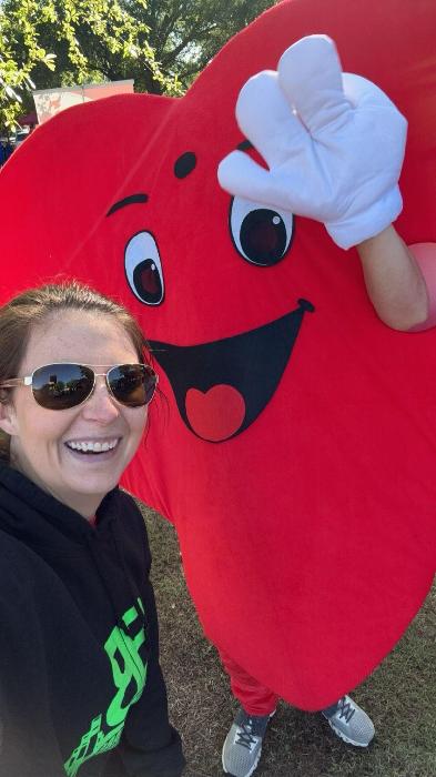 Ericka's fundraising page