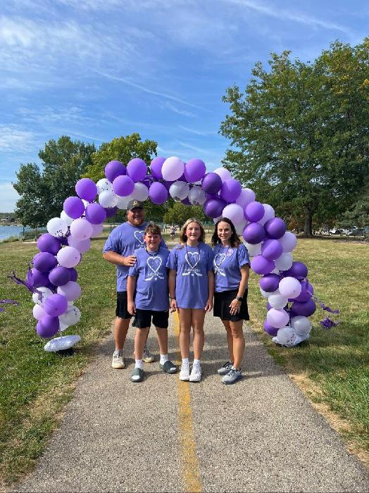 Keely's fundraising page