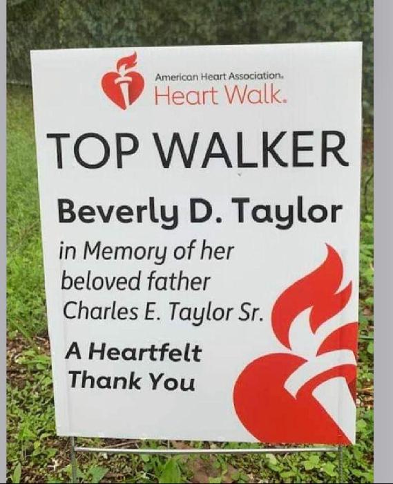 Beverly's fundraising page