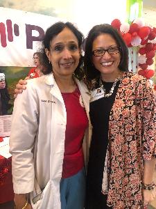 Monica's fundraising page