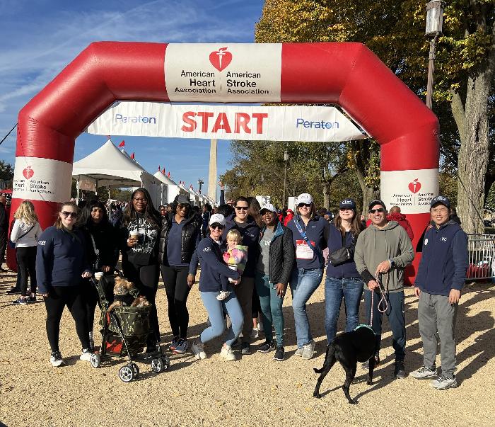 DCI heart walk team photo