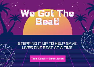 We Got the Beat! fundraising page