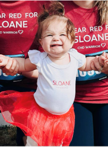 Sloane's fundraising page