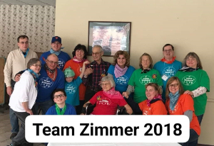 Team Zimmer fundraising page